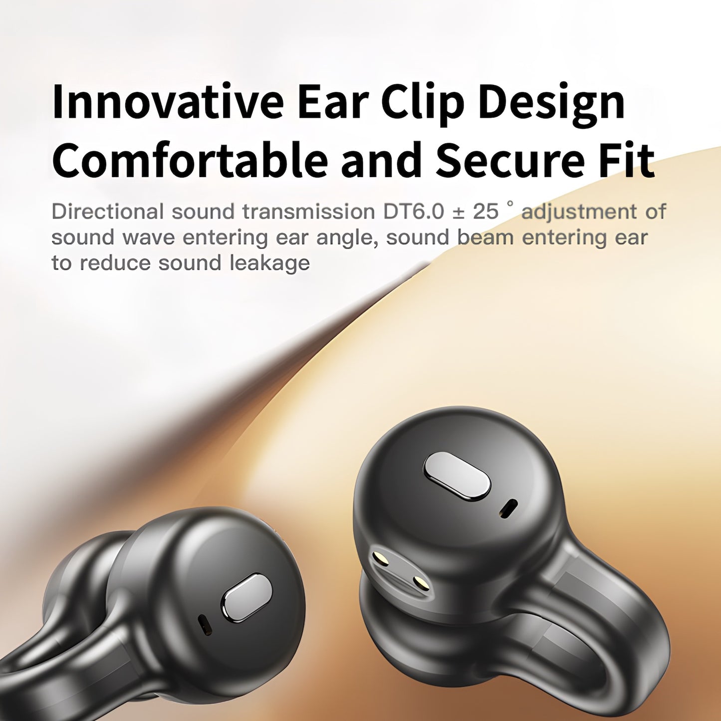 Clip-on Open Earbuds