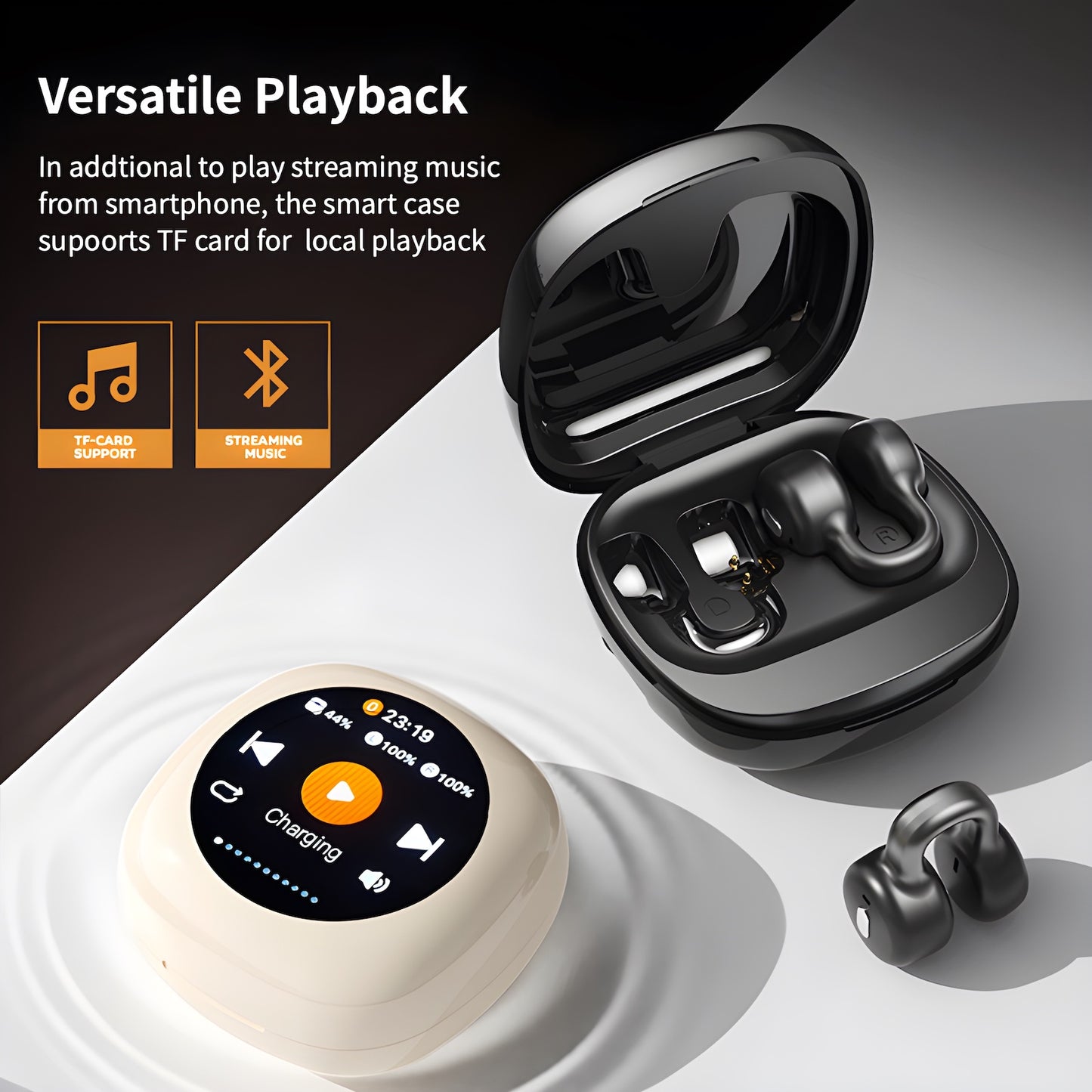 Clip-on Open Earbuds