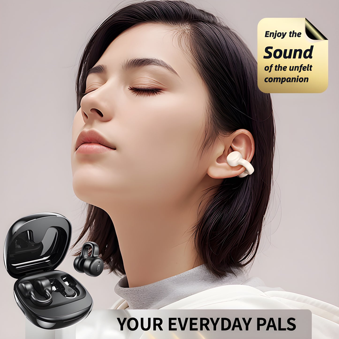 Clip-on Open Earbuds